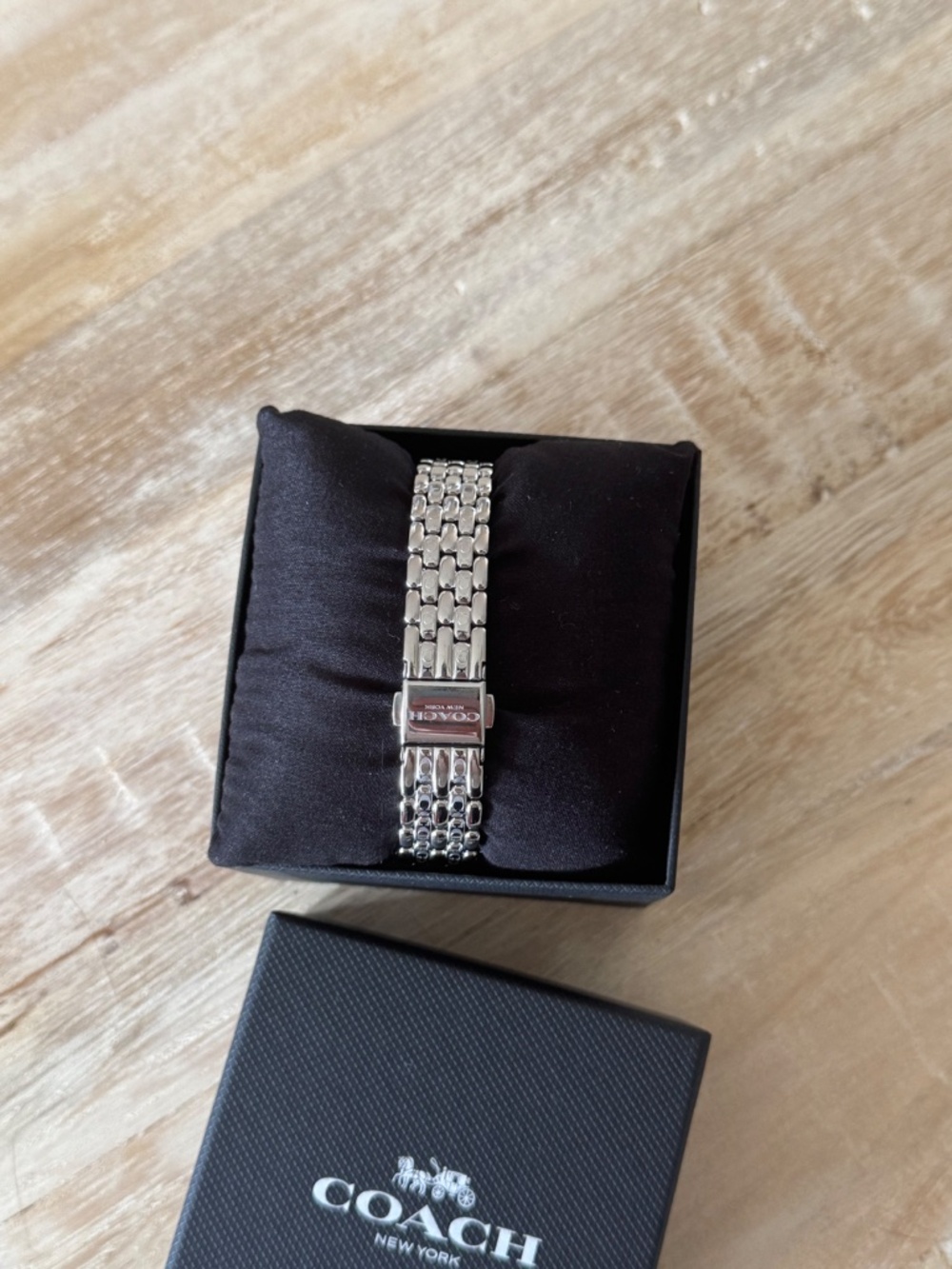 Coach Cass Watch Womens Light Blue & Silver SS 28mm CAZ19 - Picture 4 of 9